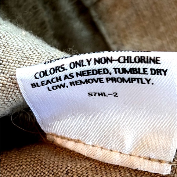 Eileen Fisher 100% Irish Linen Minimalist Button Up Blazer Women’s Sz PL - Picture 6 of 6